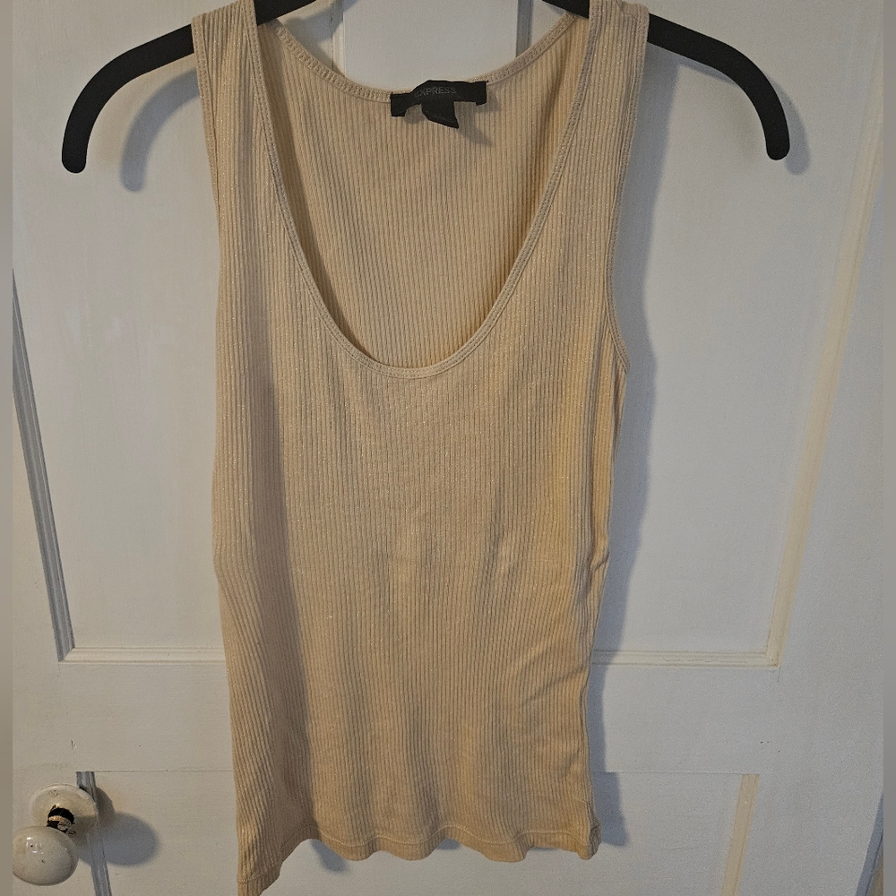Gold shimmer tank